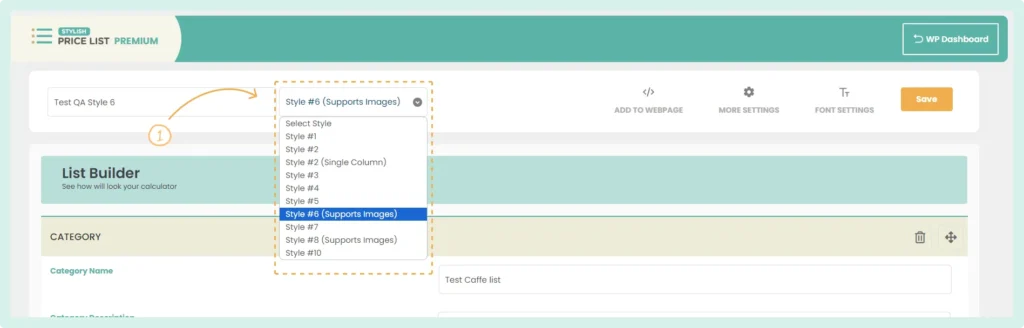 Expanded Image feature Style