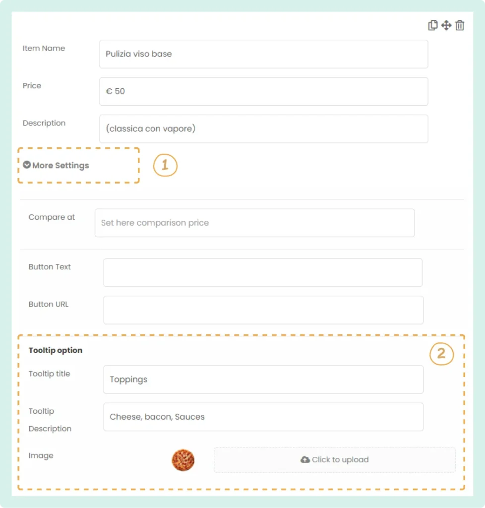 Frontend Tool Tips Settings