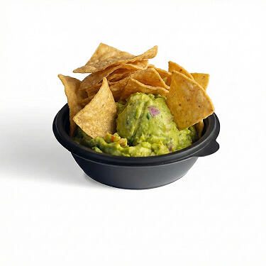 Guacamole with chips