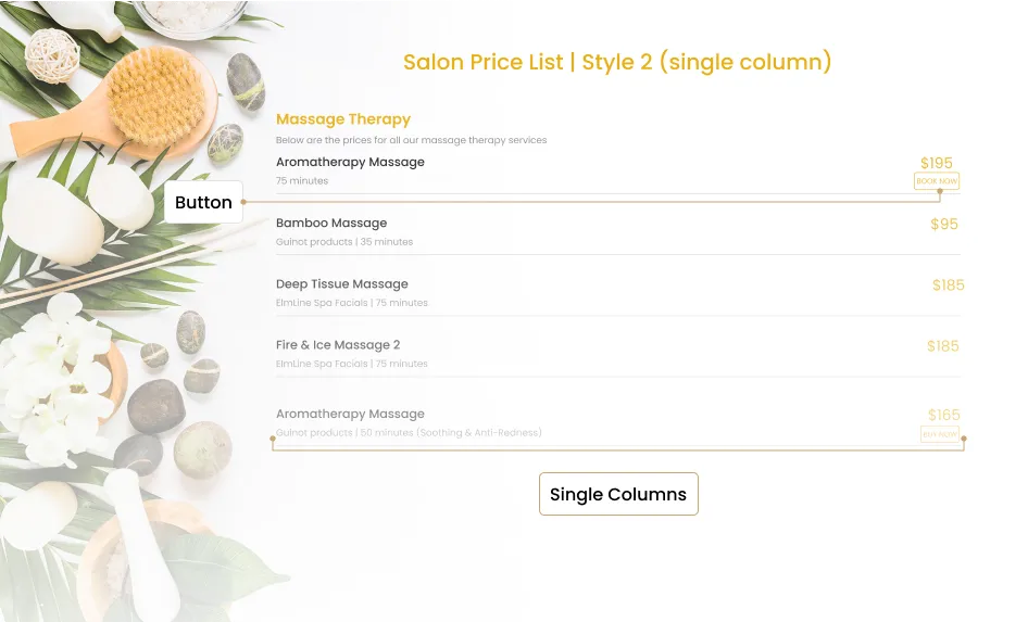 Stylish Price List Style 2