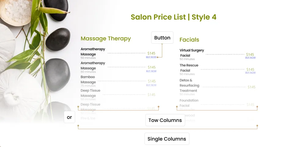 Stylish Price List Style 4