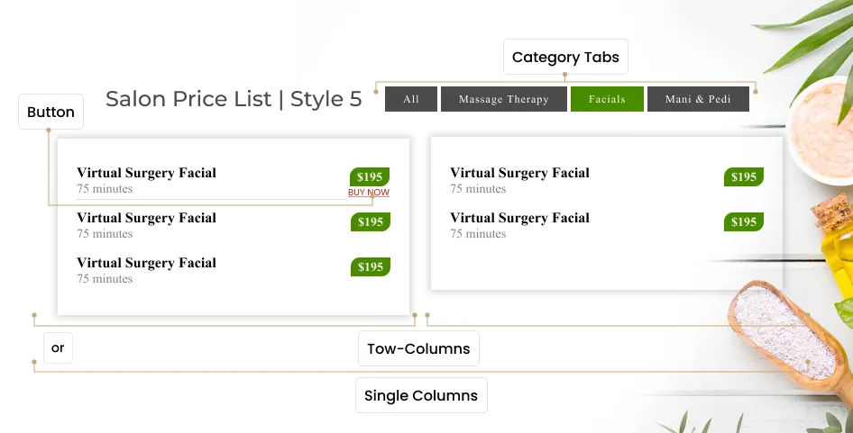 Stylish Price List Style 5